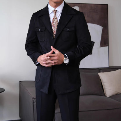 Men’s Suede Safari Jacket