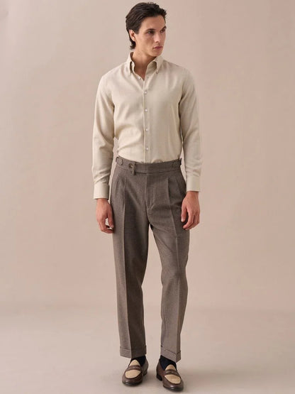 Men's Checkered Gurkha Pants - BRABION
