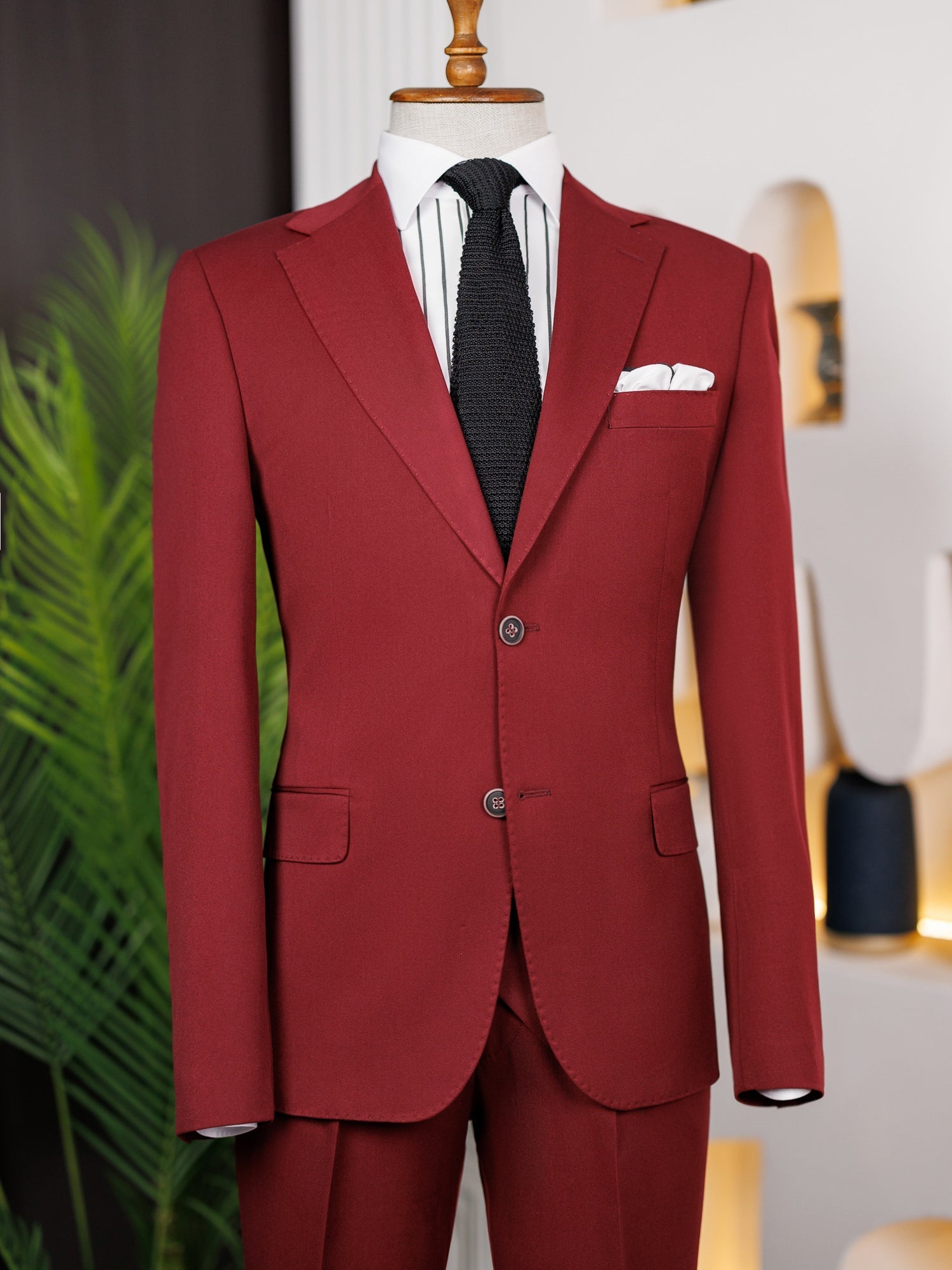 Bordeaux Slim-Fit Suit 3-Piece VIOSSI