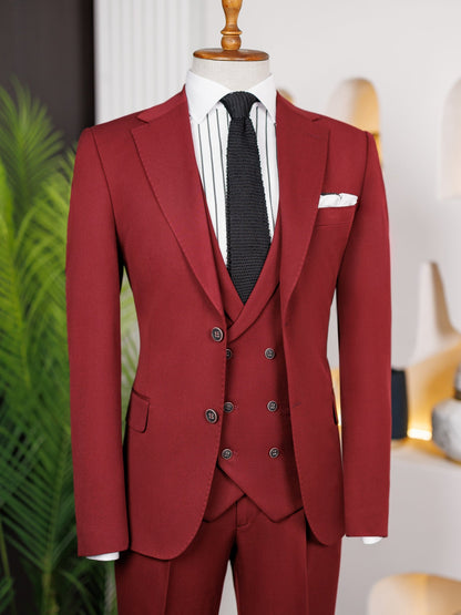 Bordeaux Slim-Fit Suit 3-Piece VIOSSI