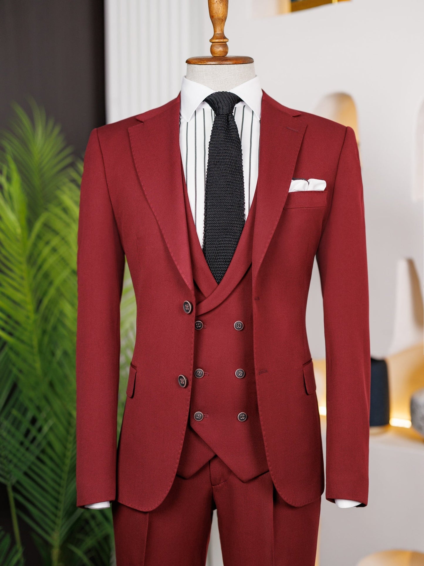 Bordeaux Slim-Fit Suit 3-Piece VIOSSI
