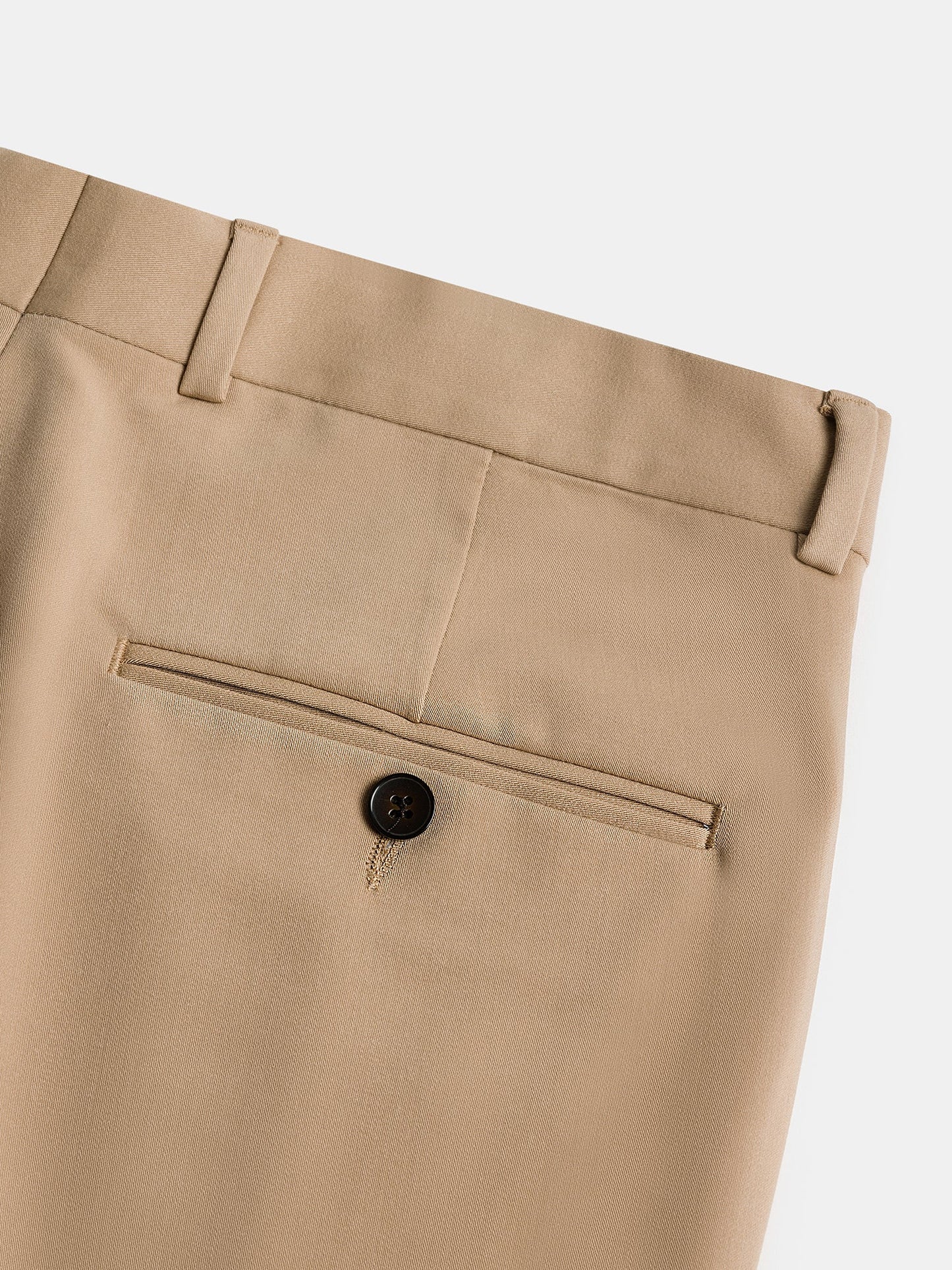Donazi Camel High Waist Slim-Fit Pants VIOSSI