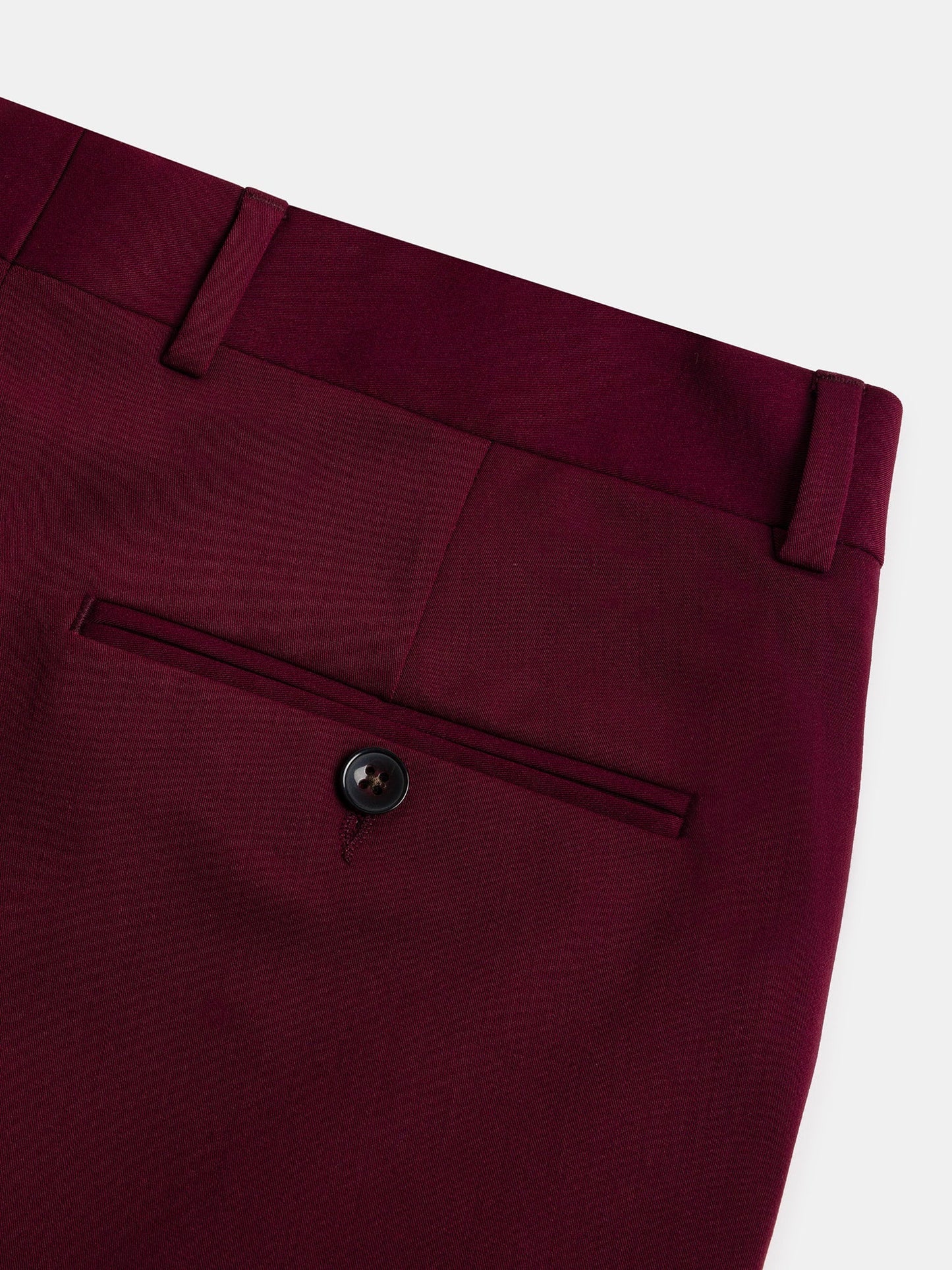 Donazi Bordeaux High Waist Slim-Fit Pants VIOSSI