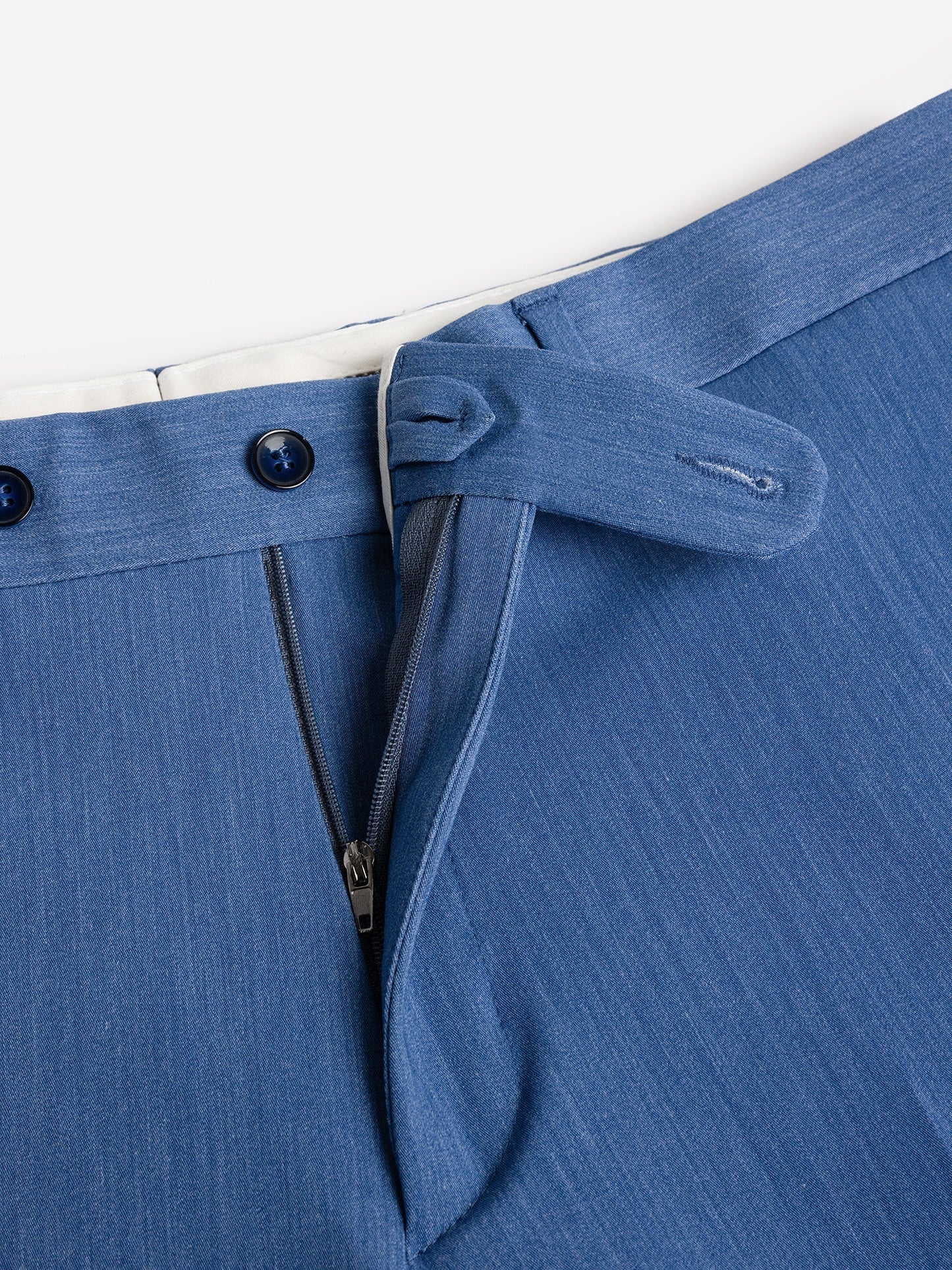 Donazi Blue High Waist Slim-Fit Pants VIOSSI