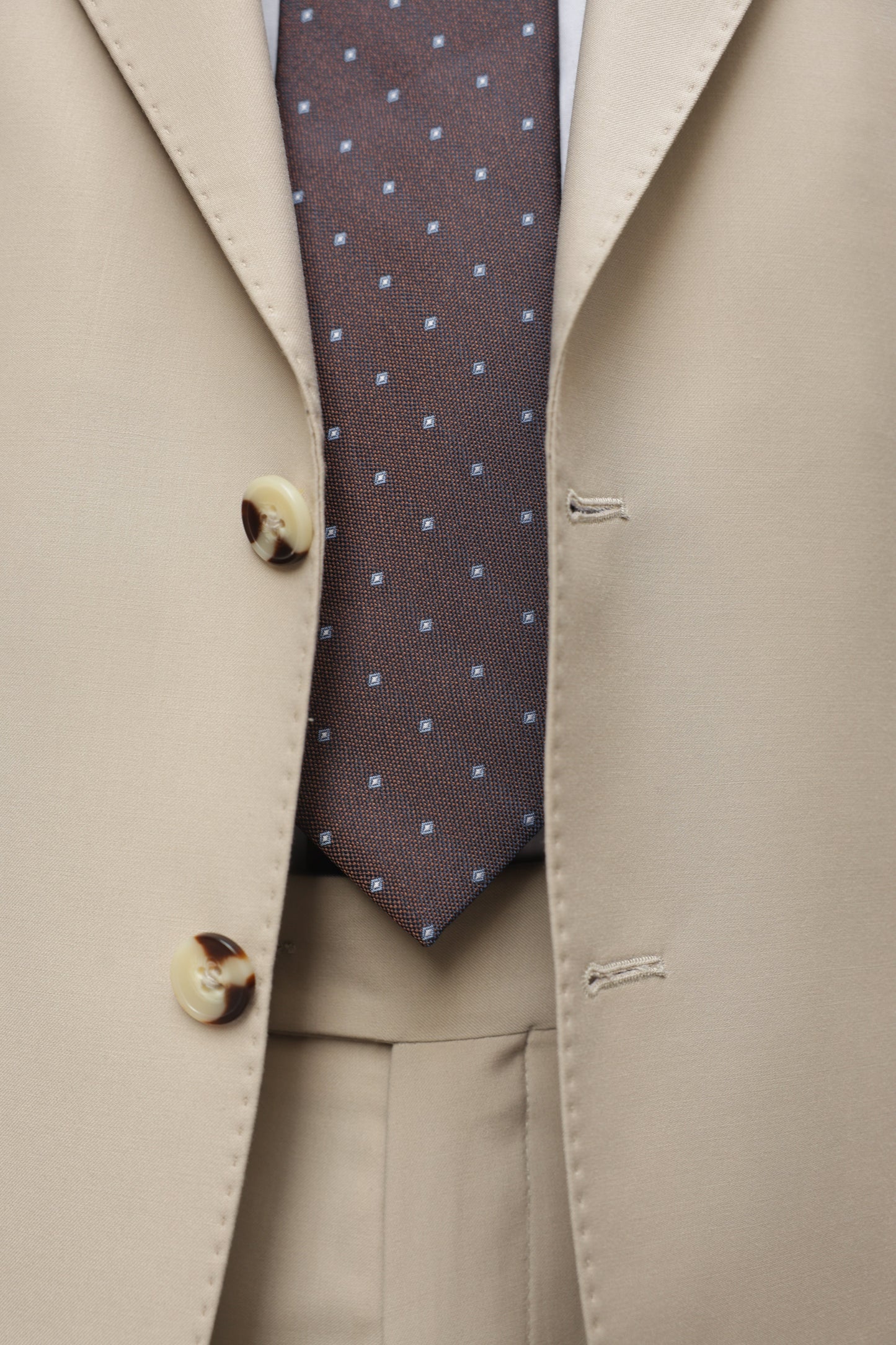 Beige Slim-Fit Suit 2-Piece VIOSSI - CB