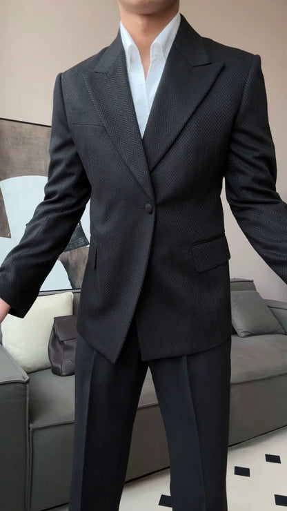 Men’s Cotswolds Herringbone Blazer