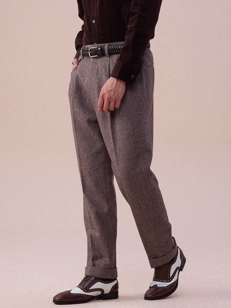 Piemonte High Waisted Wool Pants - BRABION