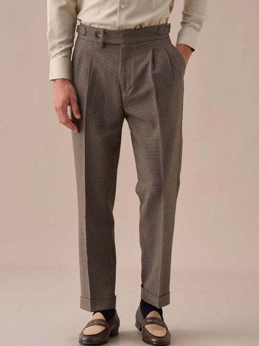 Men's Checkered Gurkha Pants