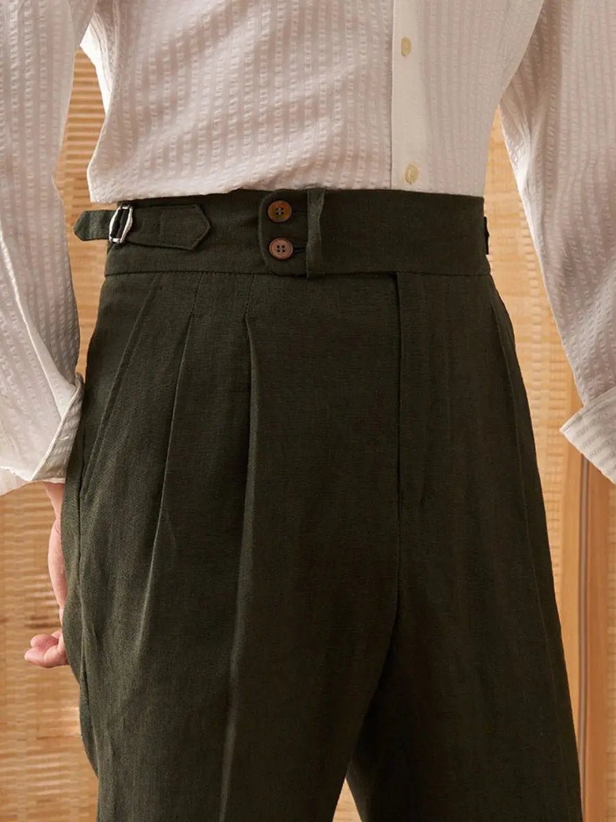 Pantalon en lin Sidetab Saison 2