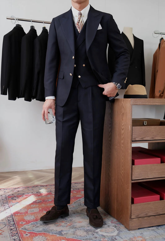 Men’s Jet Navy Milano Suit