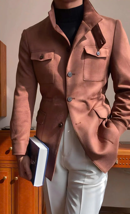 Men’s Suede Safari Jacket