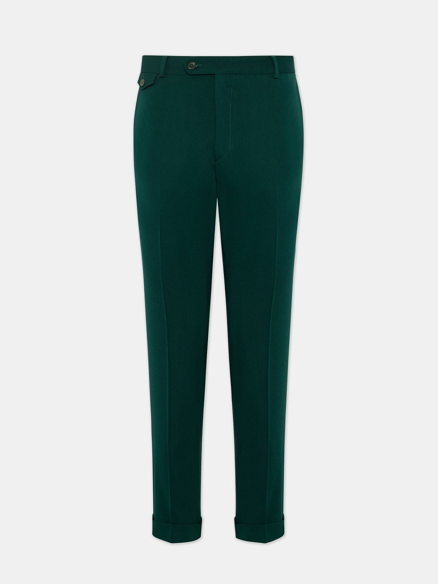 Donazi Green High Waist Slim-Fit Pants VIOSSI