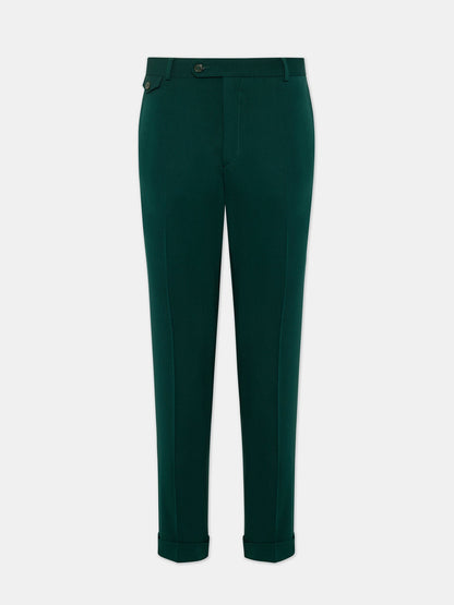 Donazi Green High Waist Slim-Fit Pants VIOSSI