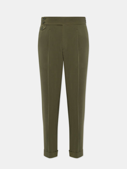 London Khaki High Waist Slim-Fit Pants VIOSSI