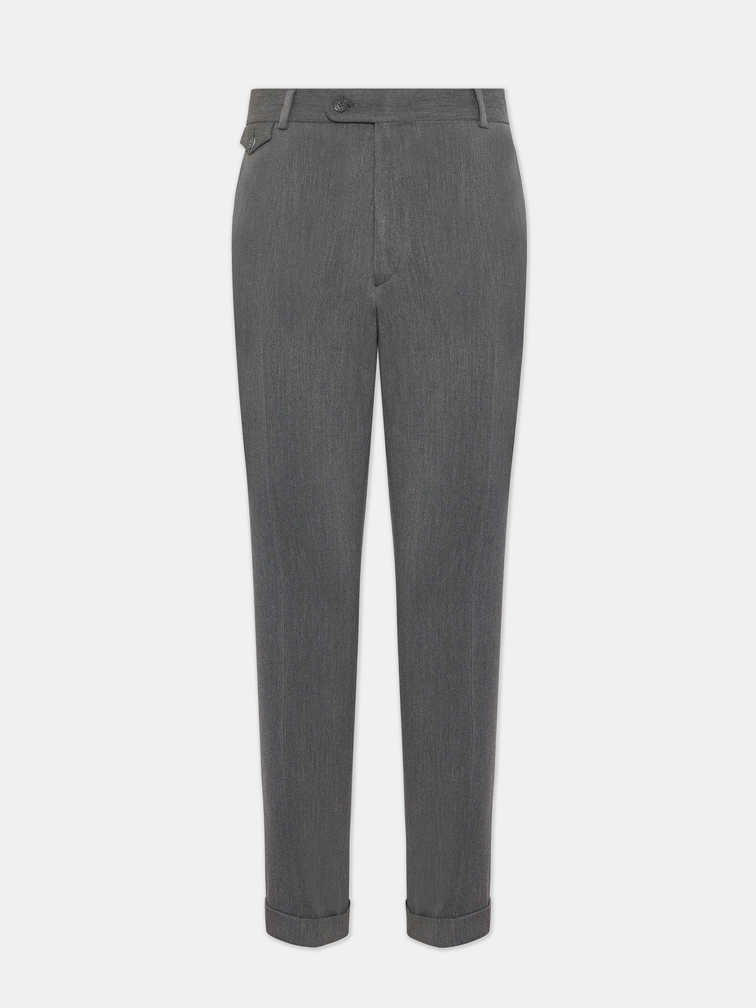Donazi Grey High Waist Slim-Fit Pants VIOSSI