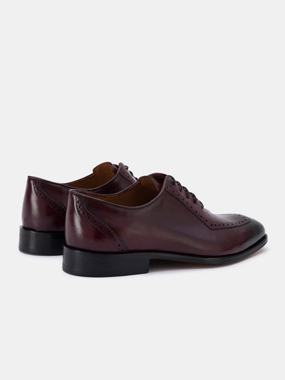 Bordeaux Leather Wingtip Oxford VIOSSI