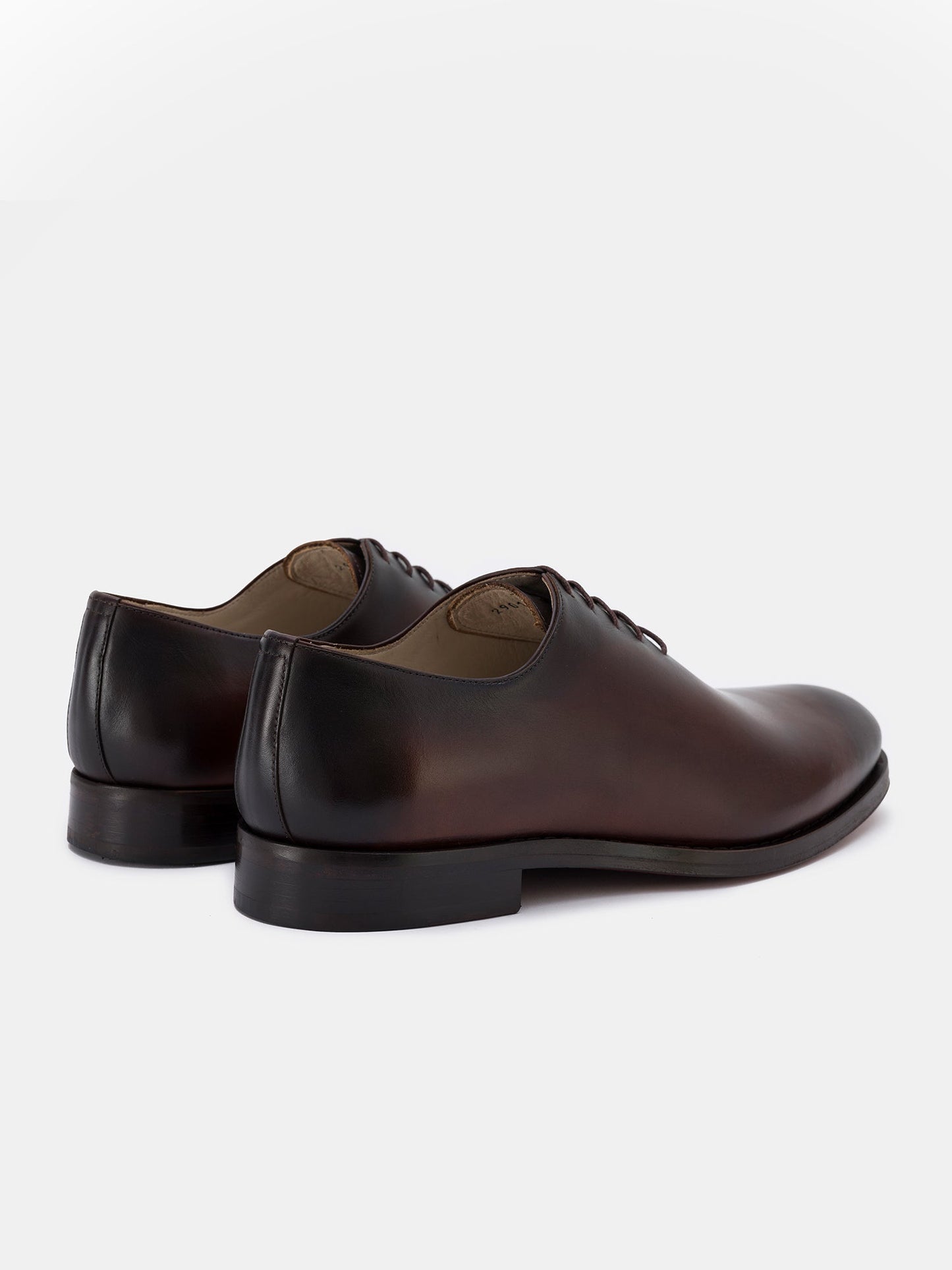 Brown Burnished Leather Oxford VIOSSI