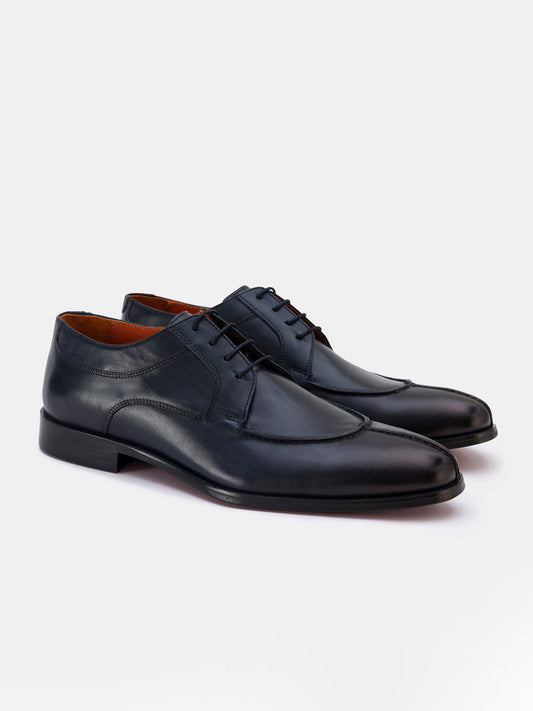 Navy Leather Split Toe Derby VIOSSI