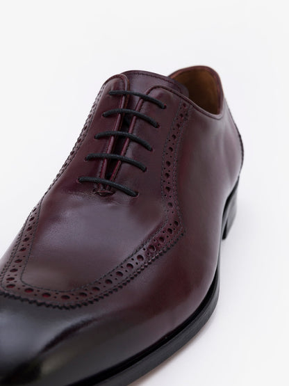 Bordeaux Leather Wingtip Oxford VIOSSI