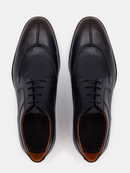 Navy Leather Split Toe Derby VIOSSI