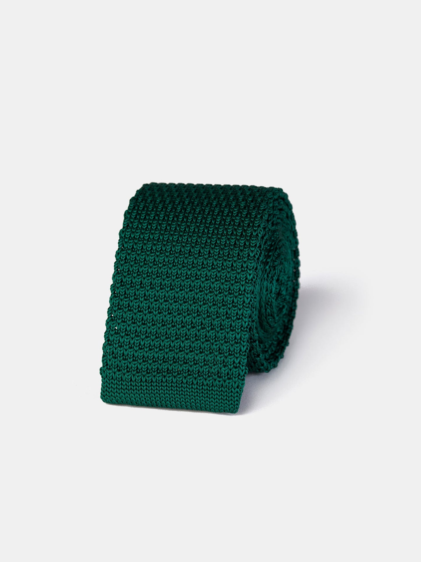 Green Knitted Tie 6cm - BRABION