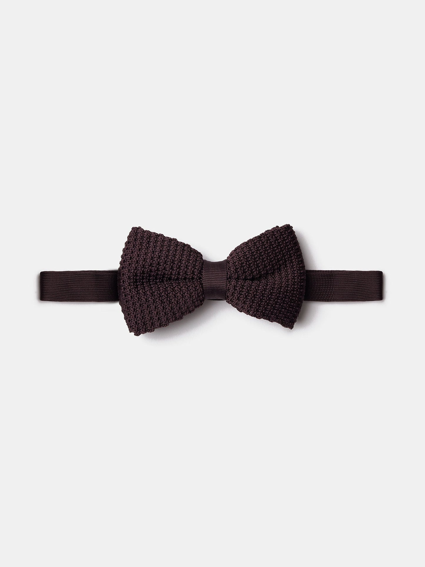 Brown Knitted Bow Tie - BRABION
