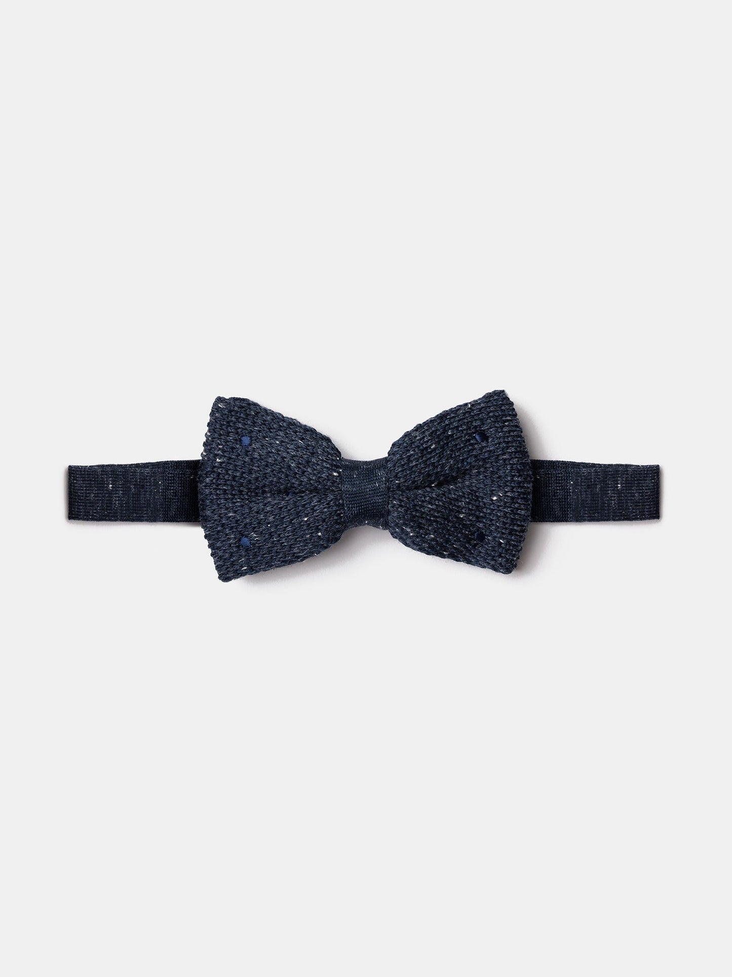 Grey Knitted Bow Tie - BRABION