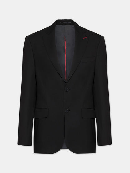Black Modern-Fit Suit 3-Piece VIOSSI