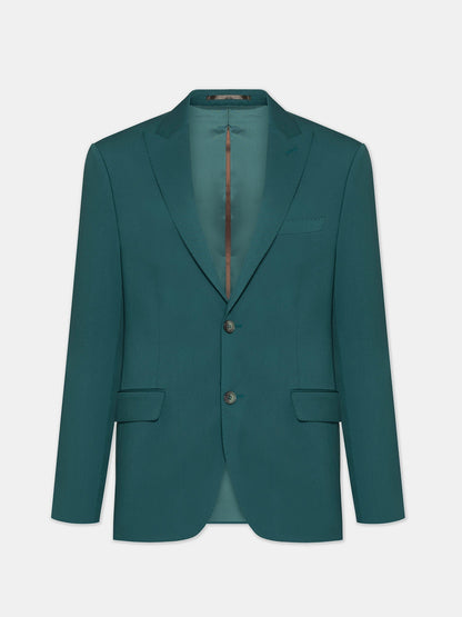 Green Modern-Fit Suit 3-Piece VIOSSI