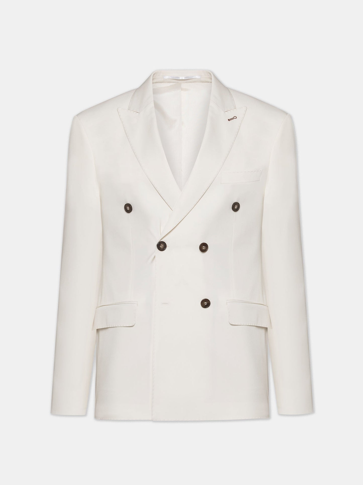 White Double Breasted Suit 2-Piece VIOSSI