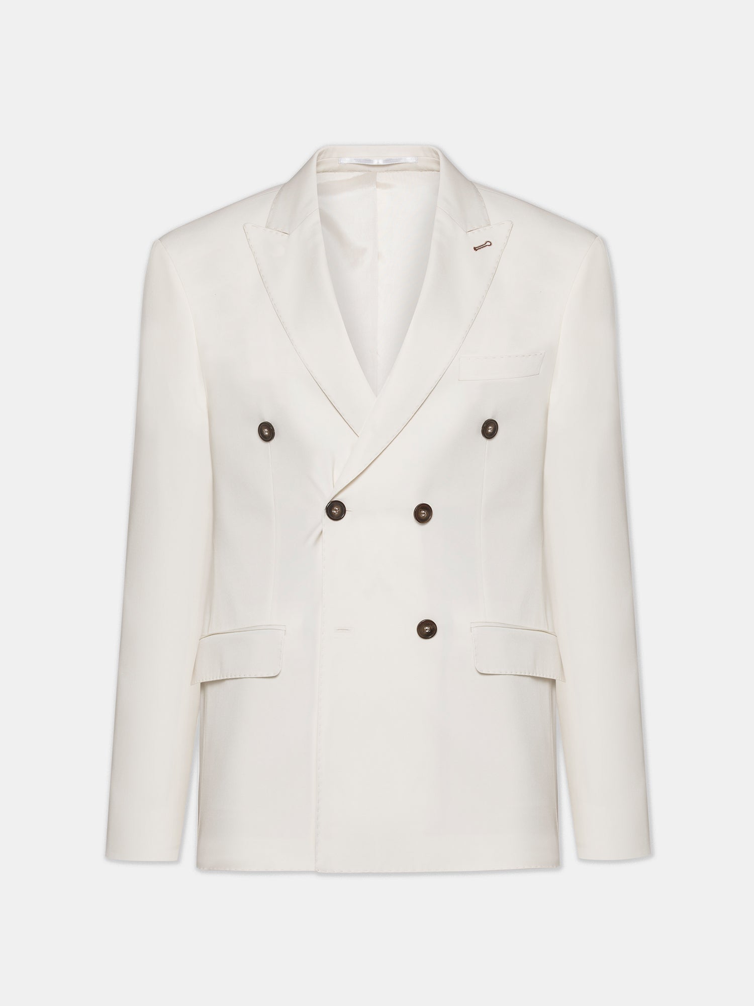 White Double Breasted Suit 2-Piece VIOSSI