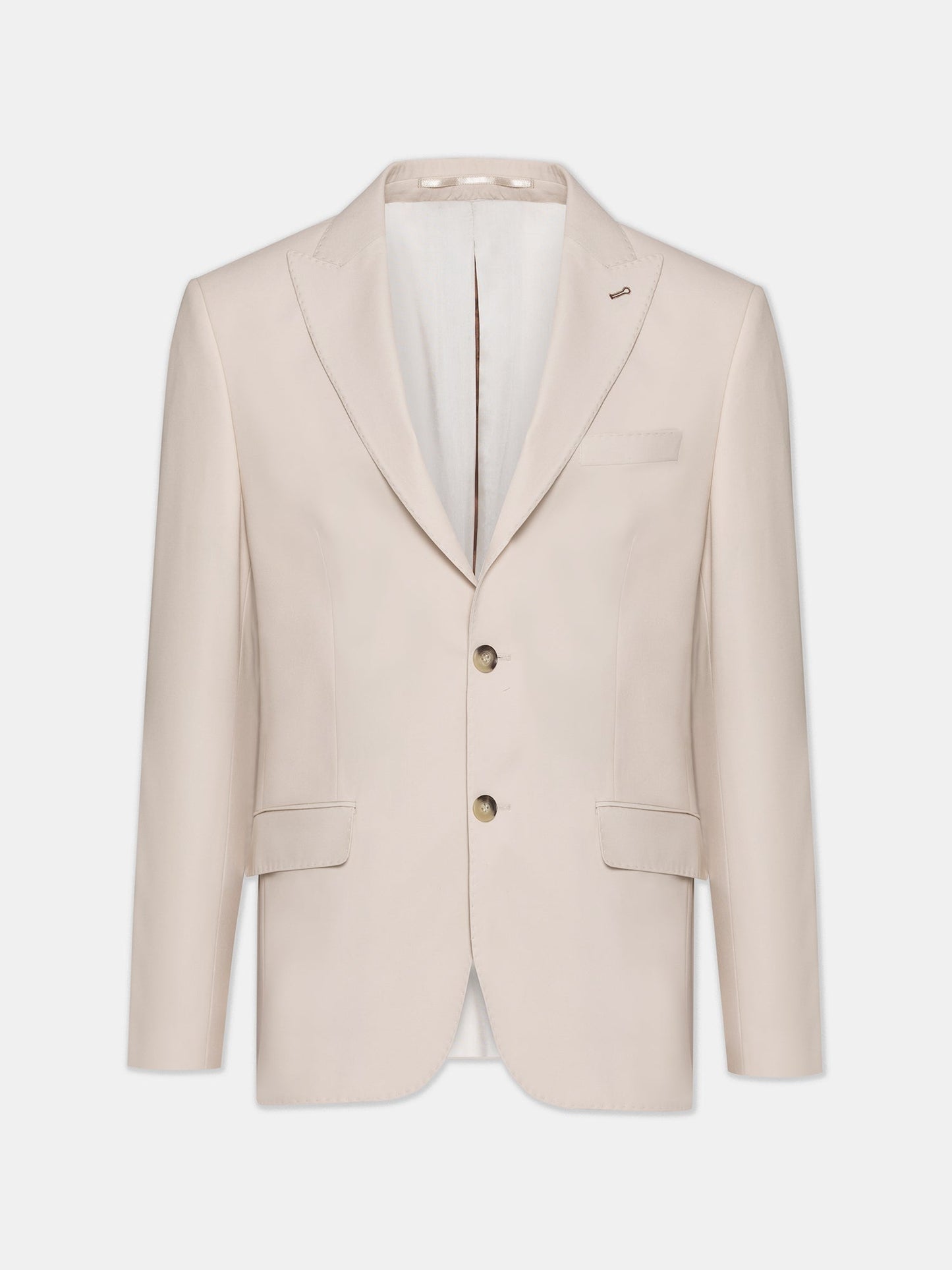 Beige Modern-Fit Suit 3-Piece VIOSSI