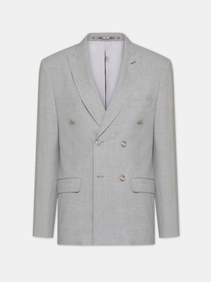 Grey Double Breasted Suit 2-Piece VIOSSI