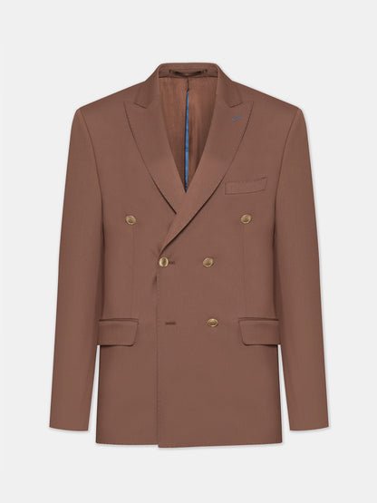 Brown Double Breasted Suit 2-Piece VIOSSI