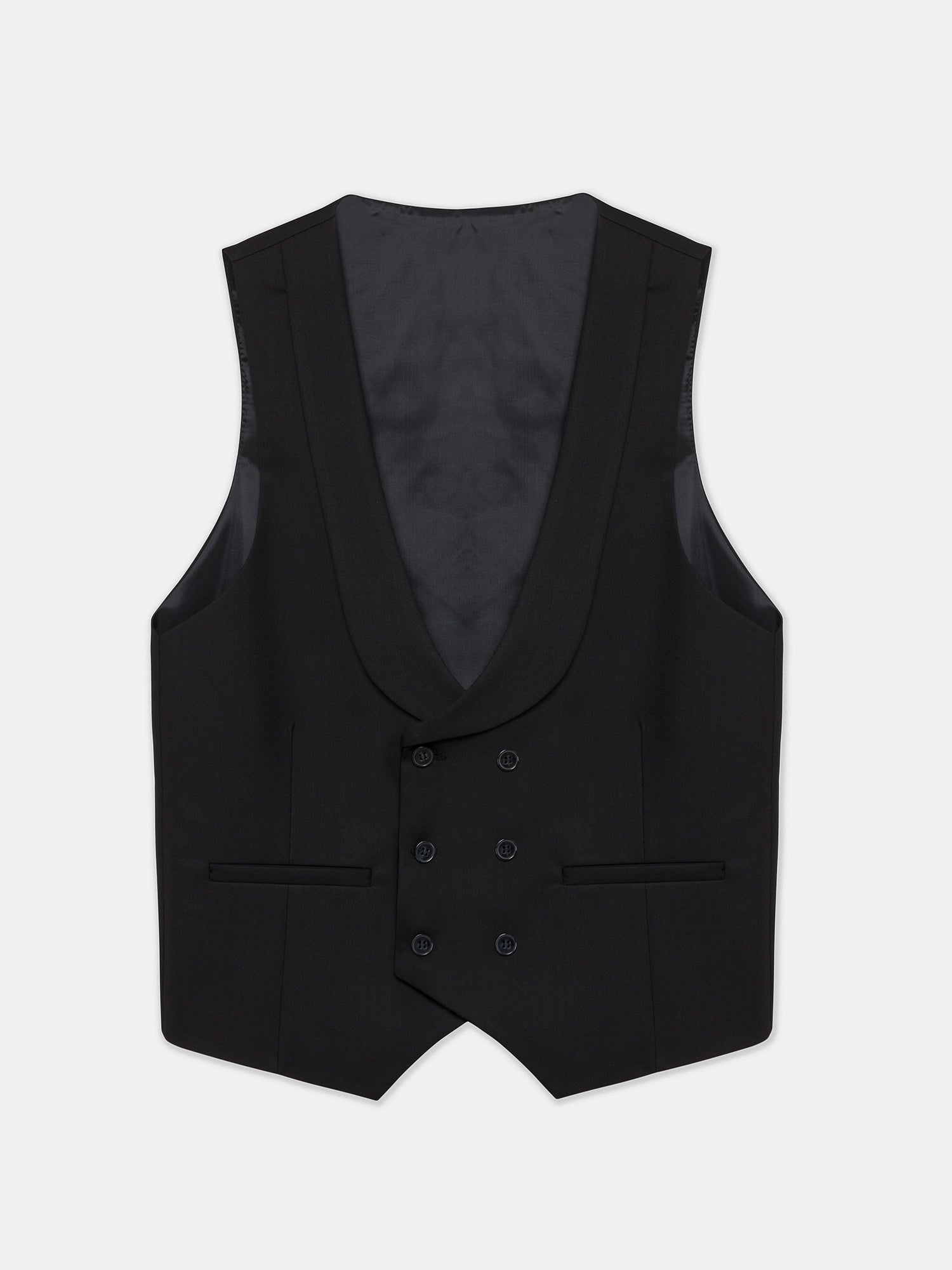 Black Modern-Fit Suit 3-Piece VIOSSI