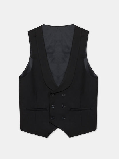 Black Modern-Fit Suit 3-Piece VIOSSI