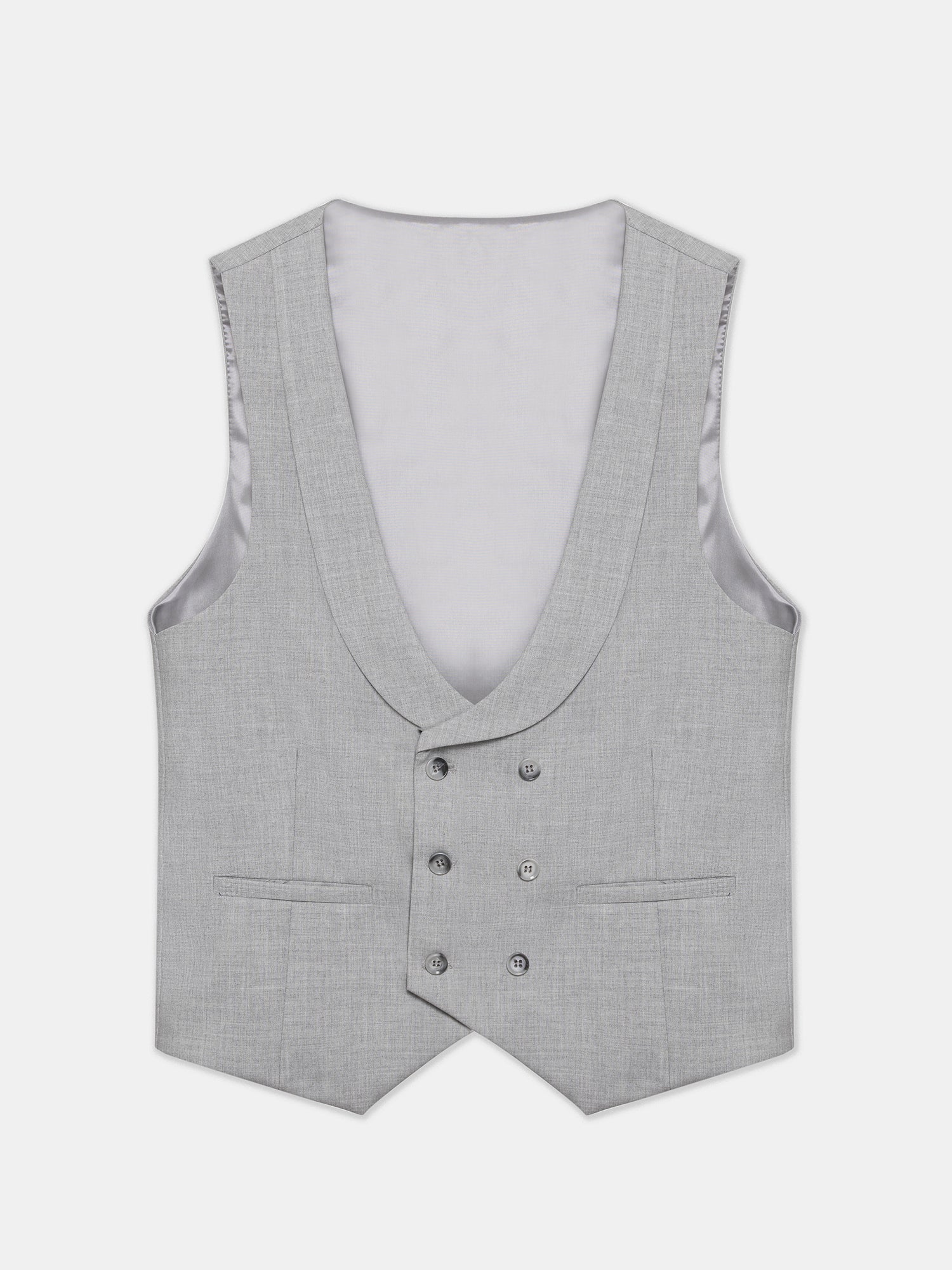 Grey Modern-Fit Suit 3-Piece VIOSSI