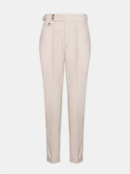Beige Modern-Fit Suit 3-Piece VIOSSI