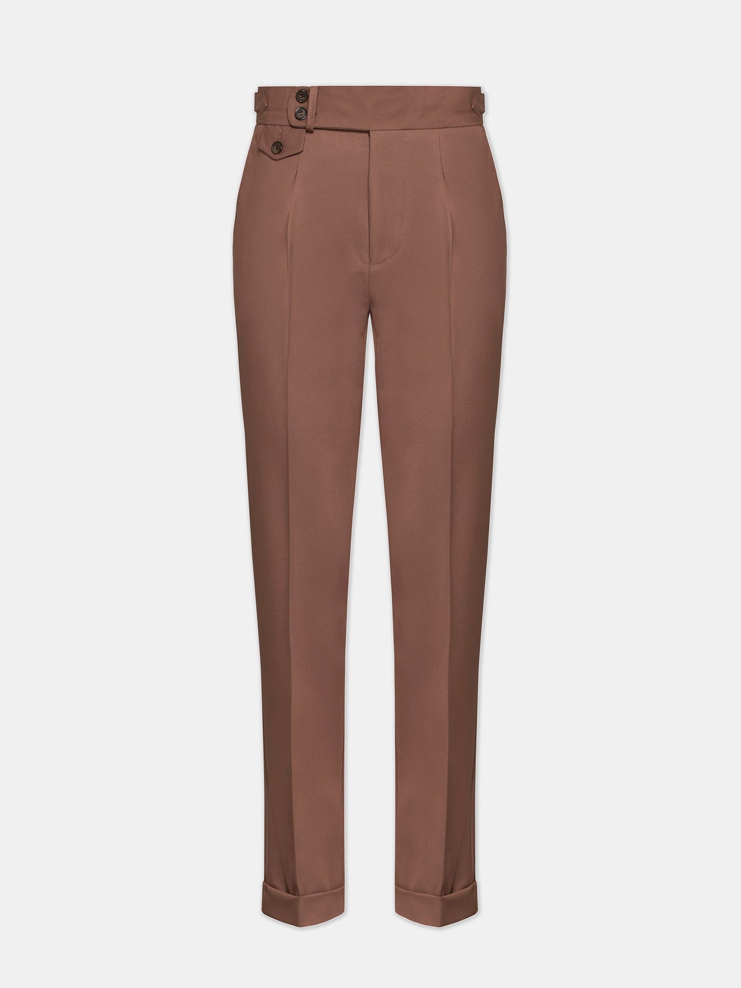 Brown Double Breasted Suit 2-Piece VIOSSI