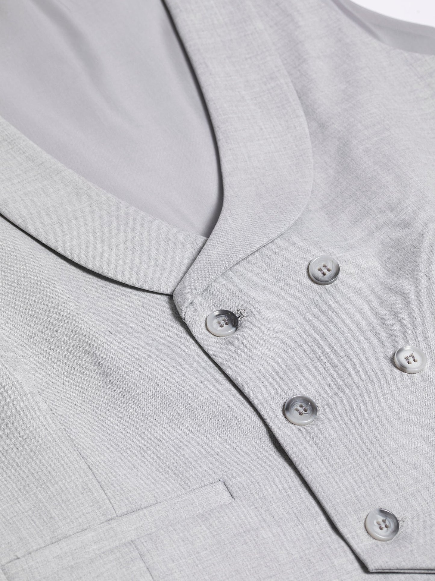 Grey Modern-Fit Suit 3-Piece VIOSSI