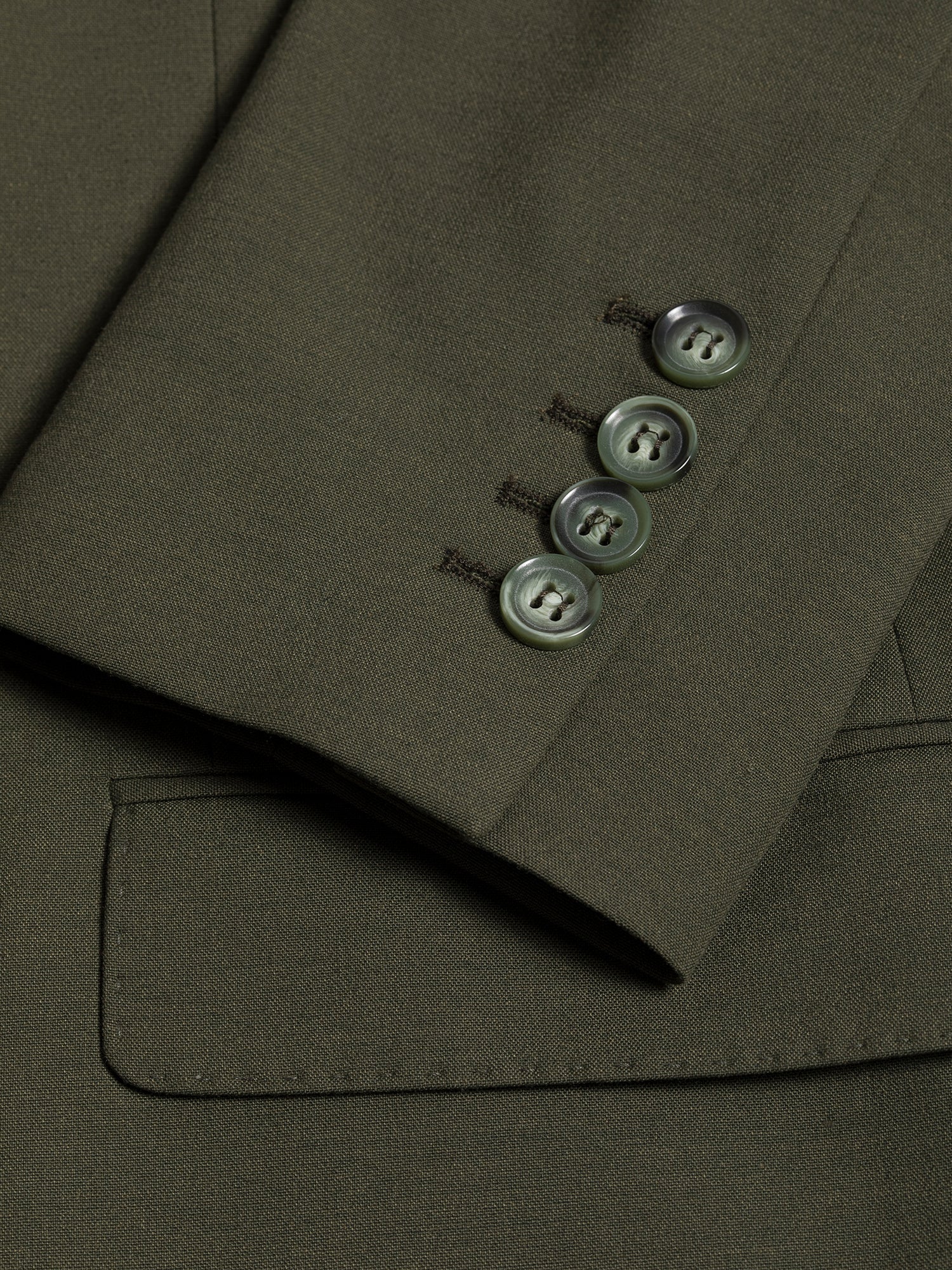 Khaki Modern-Fit Suit 3-Piece VIOSSI