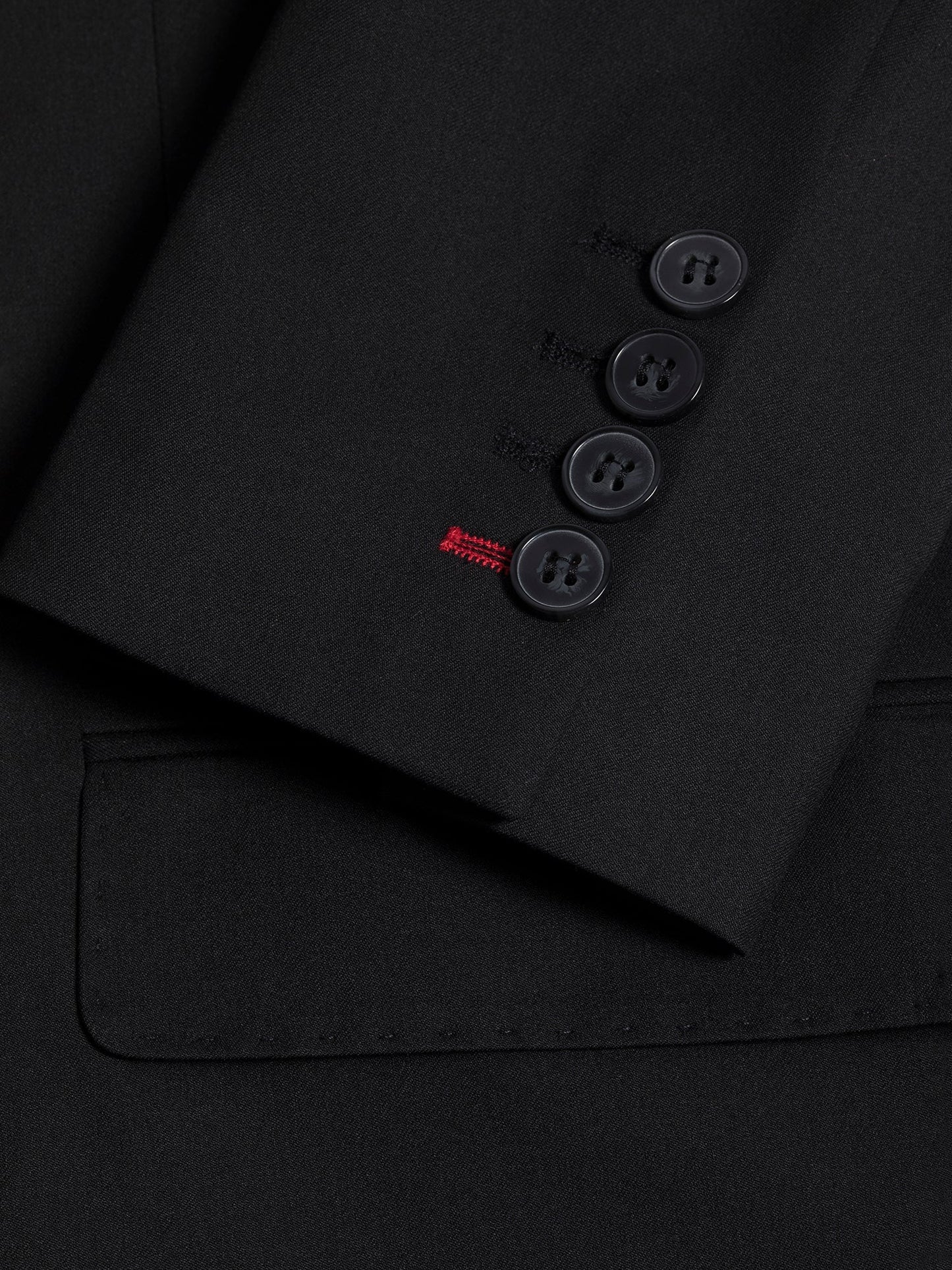 Black Modern-Fit Suit 3-Piece VIOSSI