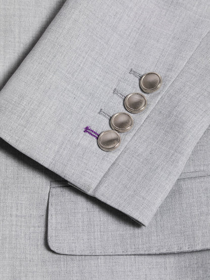 Grey Double Breasted Suit 2-Piece VIOSSI
