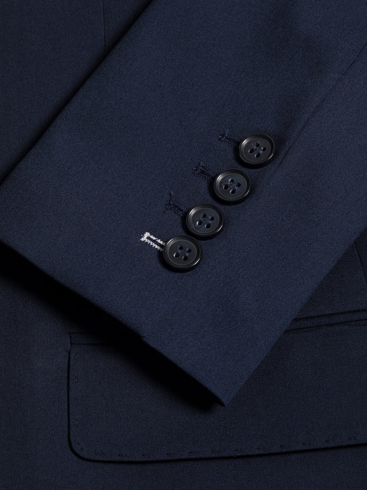 Navy Modern-Fit Suit 3-Piece VIOSSI