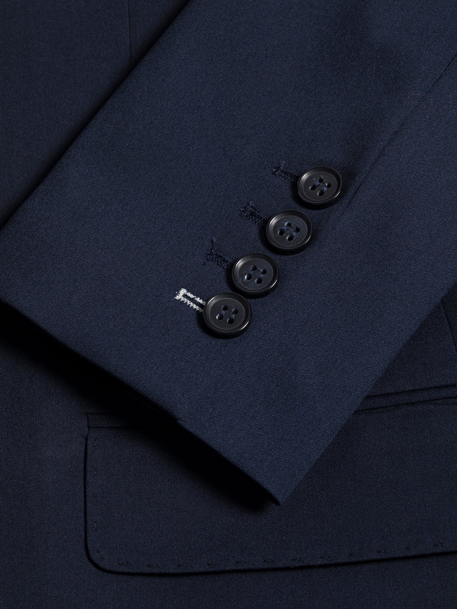 Navy Modern-Fit Suit 3-Piece VIOSSI