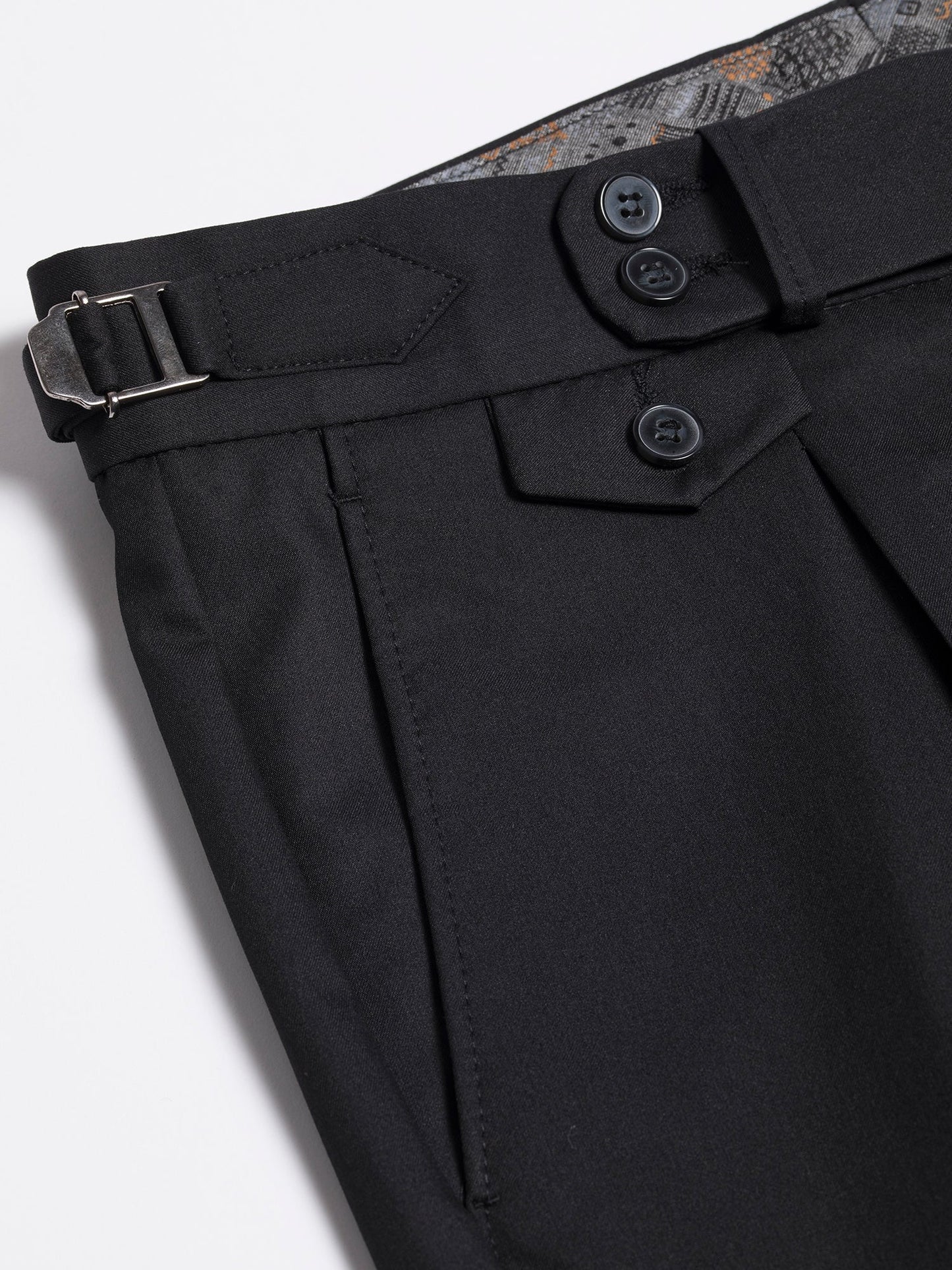 Black Modern-Fit Suit 3-Piece VIOSSI