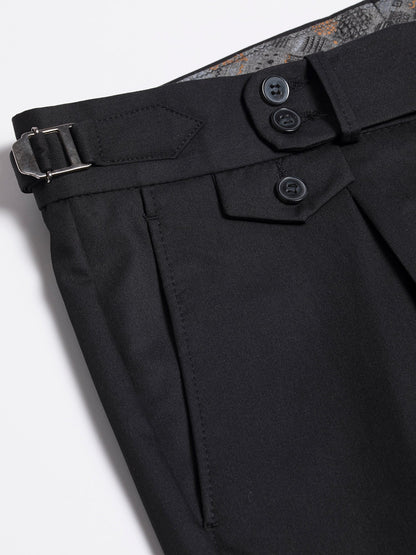 Black Modern-Fit Suit 3-Piece VIOSSI