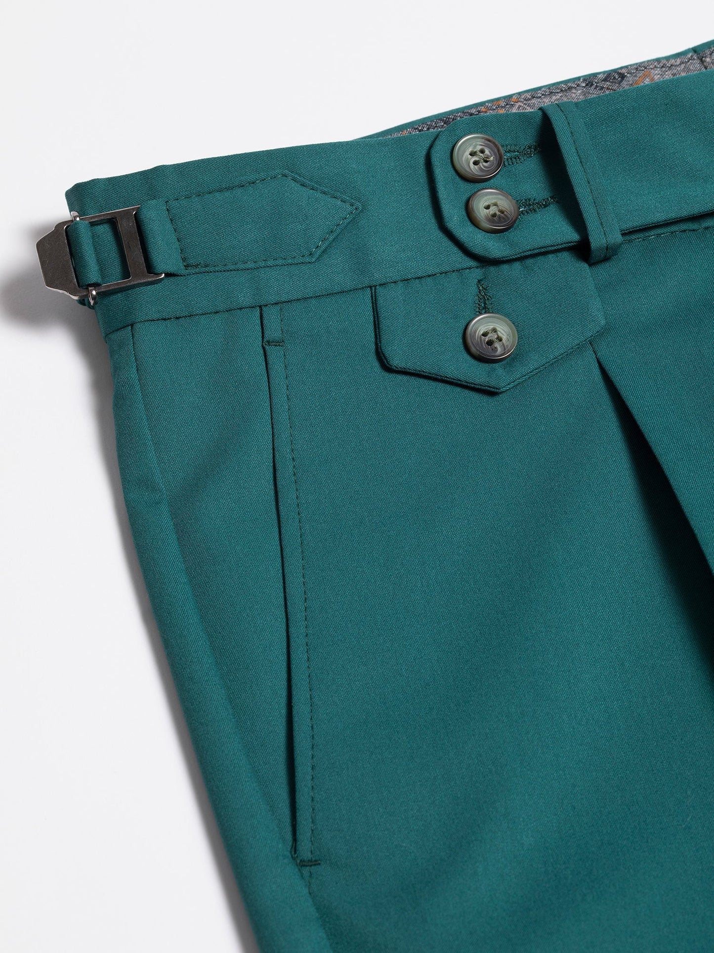 Green Double Breasted Suit 2-Piece VIOSSI