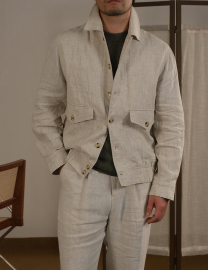 Men's Breathable Linen Italian Riviera Jacket