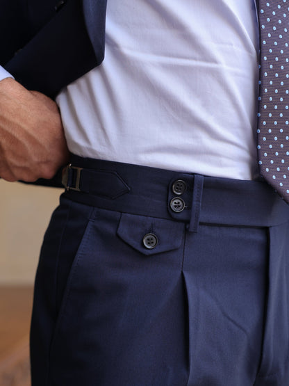 Navy Modern-Fit Suit 3-Piece VIOSSI